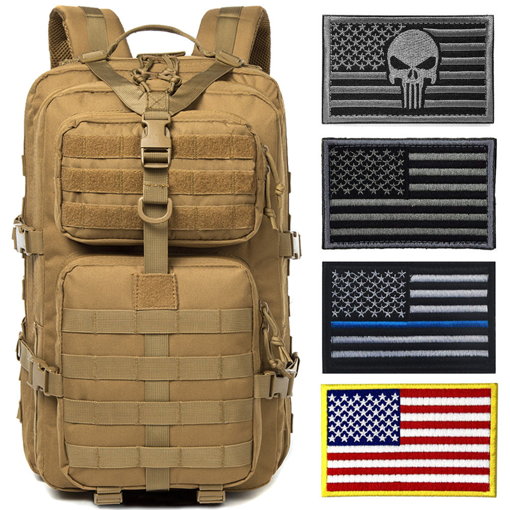 multi-purpose us molle gear molle pack tactical pack with Y belt & patch