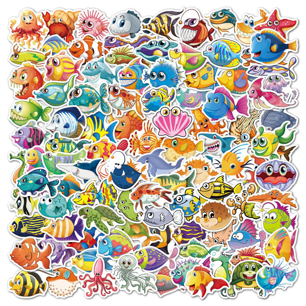 Custom Printing Cartoon Decorative Kids Lovely oil proof Sticker Sheet Waterproof Cute stickers