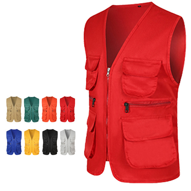 Promotional advertising Waistcoat  volunteer vest safety vest advertising vest with custom logo