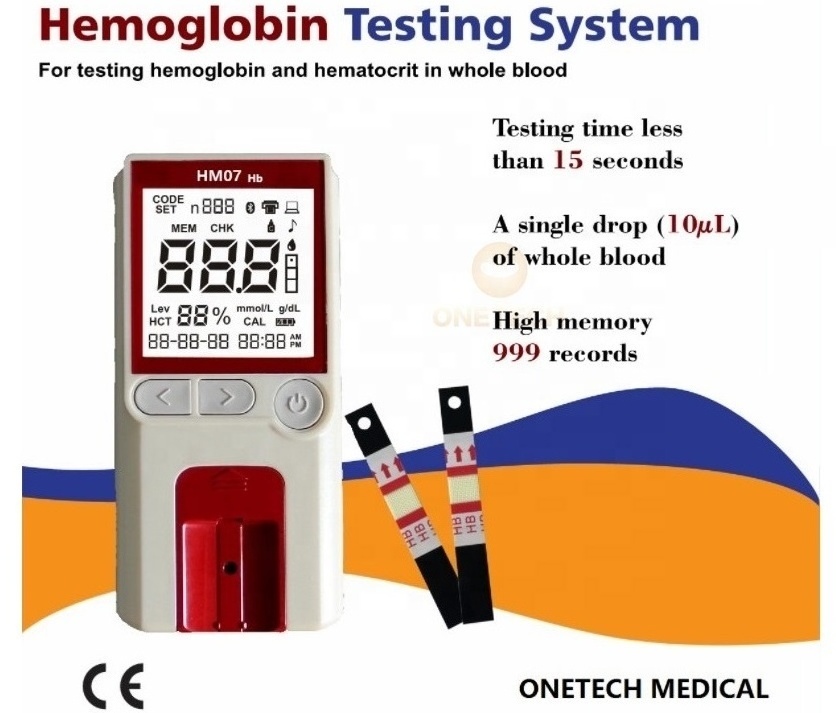 Onetech HM07 Full-auto hemoglobin a1c glycated hemoglobin hb a1c analyzer hemoglobin analyzer