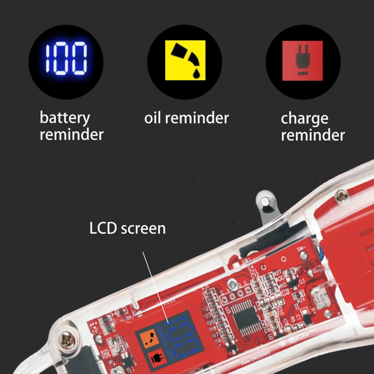 OEM Sample Available USB Charge Electric Powerful Self-Sharpening Stainless Steel Blades Hair Clipper