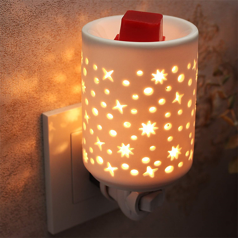 Pluggable Electric Candle Fragrance Warmer Night Light Plug-in for Warming Scented Candle Wax Melts and Tarts or Fragrance Oils