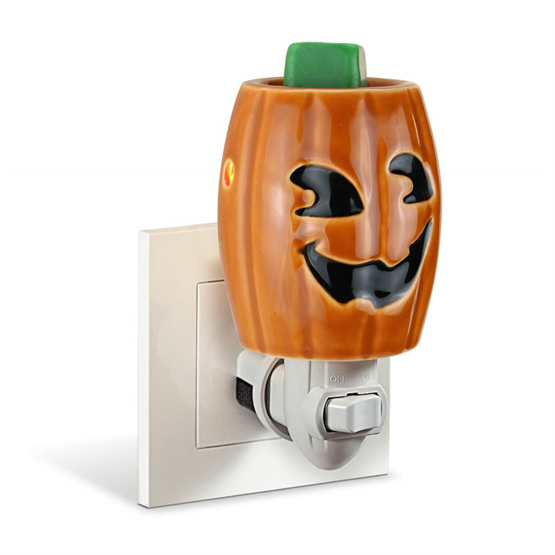 Halloween Ghost Festival Pumpkin Scented Plug in Wax Warmer Electric Fragrance Air Freshener & Home Decor Winter Collection