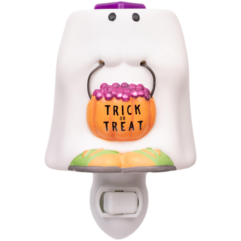 Halloween Ghost Festival Pumpkin Scented Plug in Wax Warmer Electric Fragrance Air Freshener & Home Decor Winter Collection