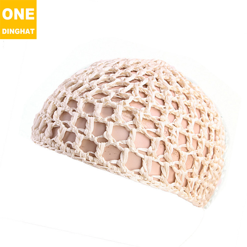 Wholesale Solid Night Sleeping Snood Fasion Unisex Hair Crochet Hat Long Hair Snood