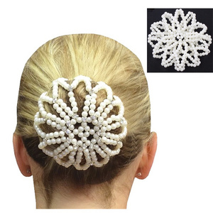 New Arrival Pearl Accessories Hair Net For Long Hair Wholesale Women Hair Snood Daily Life Head Cover