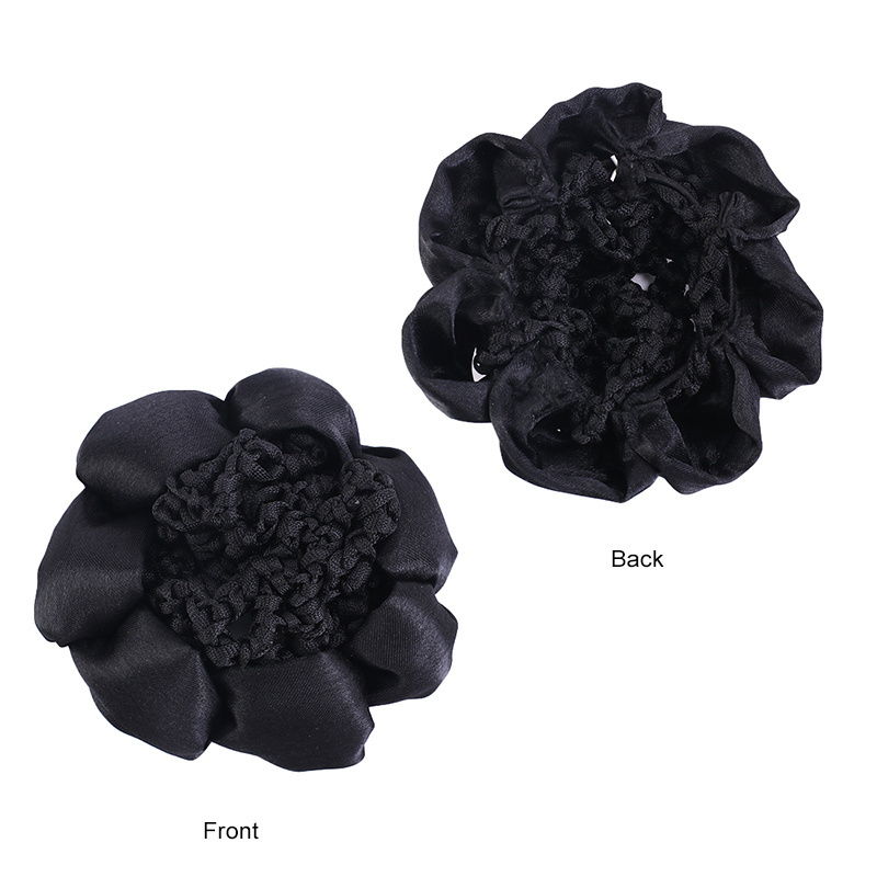 Wholesale Solid Night Sleeping Snood Fasion Unisex Hair Crochet Hat Long Hair Satin Snood hair Accessories