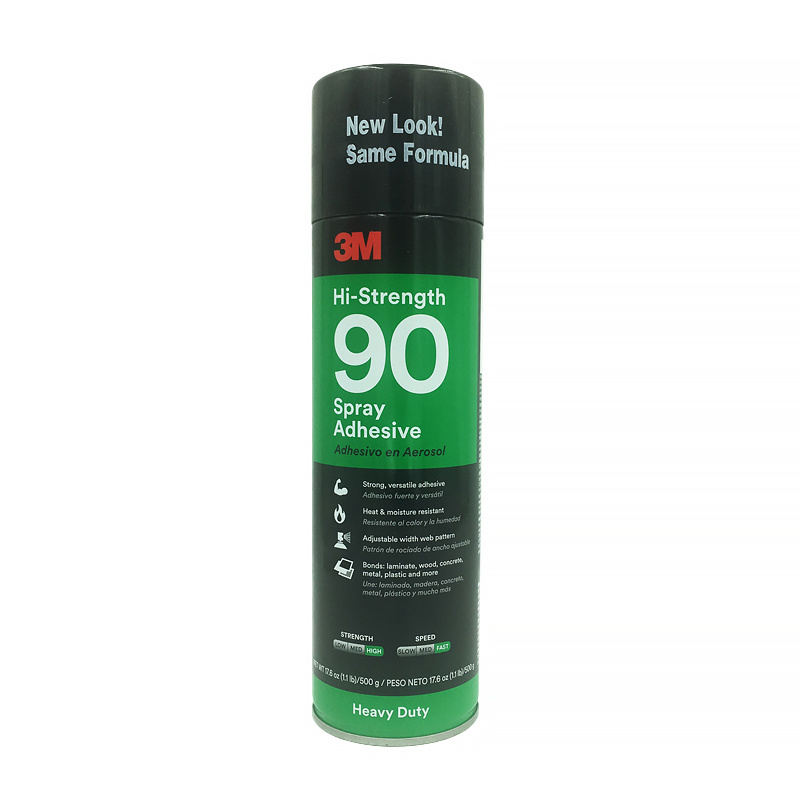 Spray Adhesive 3M Hi-Strength 90 Super 77 Hi-Tack 76 Multi Purpose 27 Foam Fabric 24 20 Aerosol Glue