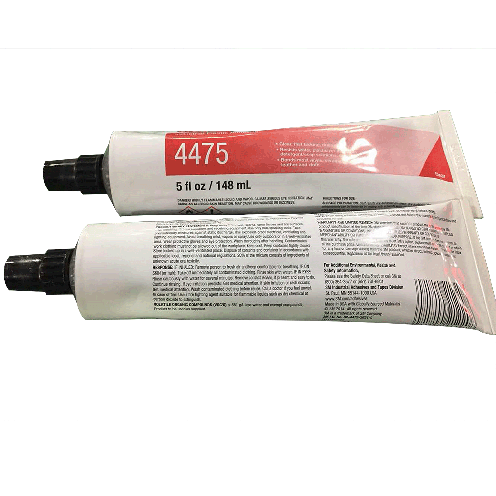 Plastic Adhesive 3M 4475 Sovlent Resistant ABS PMMA Vinyls Ceramics Glass Leather Bonding Sealant