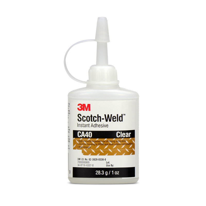 Instant Adhesive 3M CA40 CA40H High Strength Fast Bond Sticky Glue Rubber Silicon Jewelry Joining Sealant