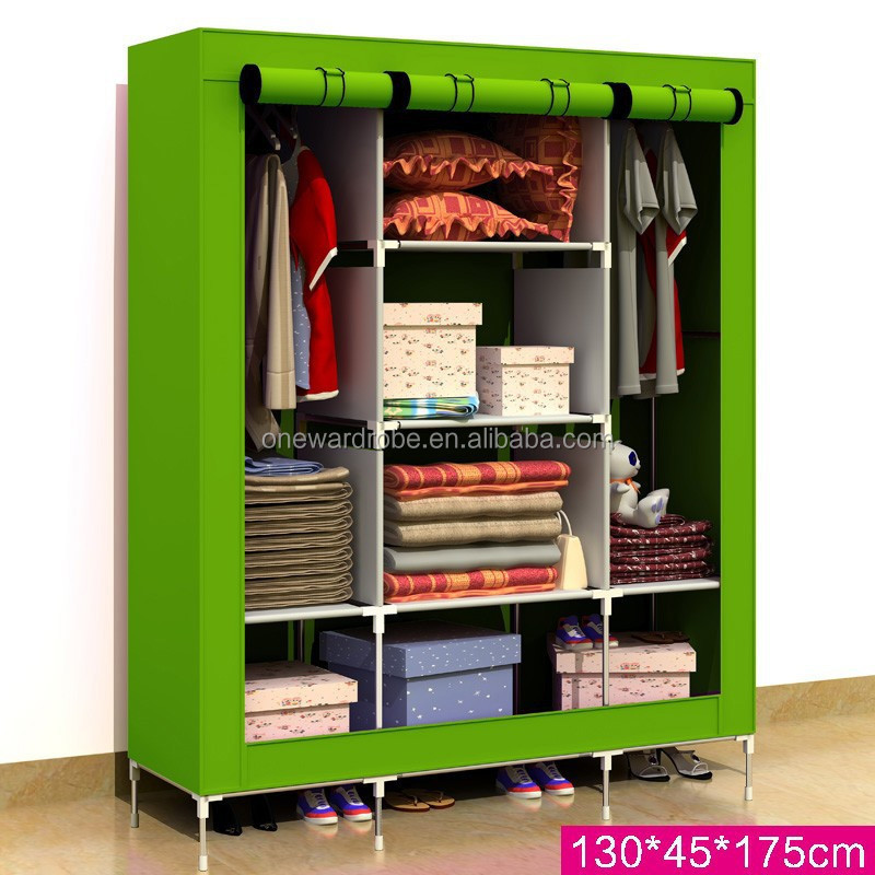 Huge size non-woven cloth wardrobe with cover T-160B