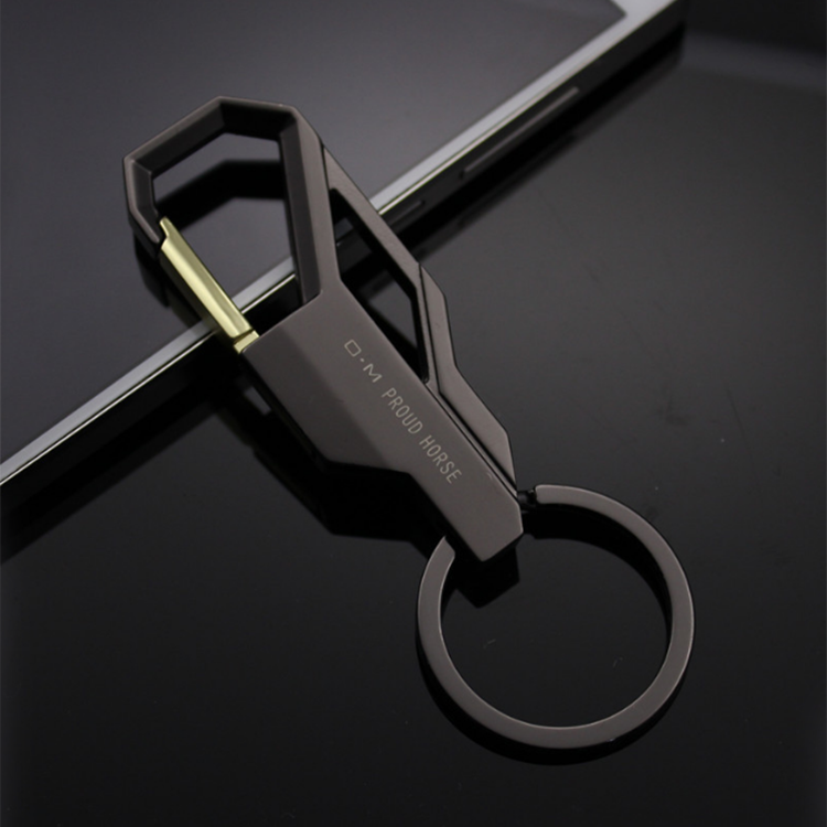 Oneway Designer Promotional 2D/3D  Men Car Clip Metal Key Chain Keychain Custom Logo Luxury Zinc Alloy Carabiner Keychain