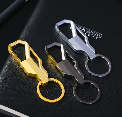 Oneway Designer Promotional 2D/3D  Men Car Clip Metal Key Chain Keychain Custom Logo Luxury Zinc Alloy Carabiner Keychain