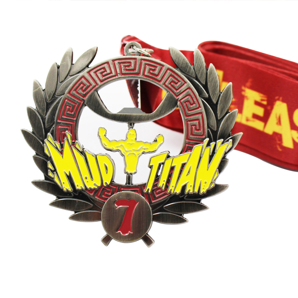 oneway manufactures wholesale zinc alloy metal big medals sports running marathon competition custom medal