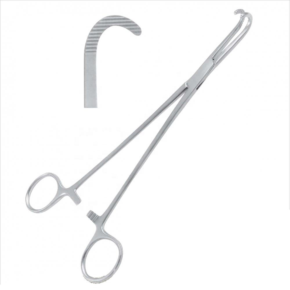 EMMET Sponge And Dressing Forceps 23cm Straight And Curved/Surgery Forceps/Medical Clump Forceps