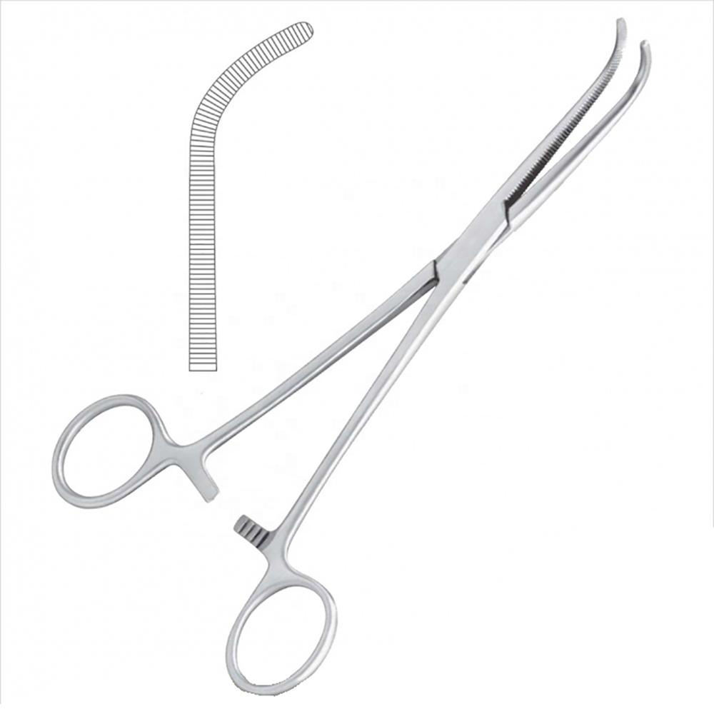 EMMET Sponge And Dressing Forceps 23cm Straight And Curved/Surgery Forceps/Medical Clump Forceps