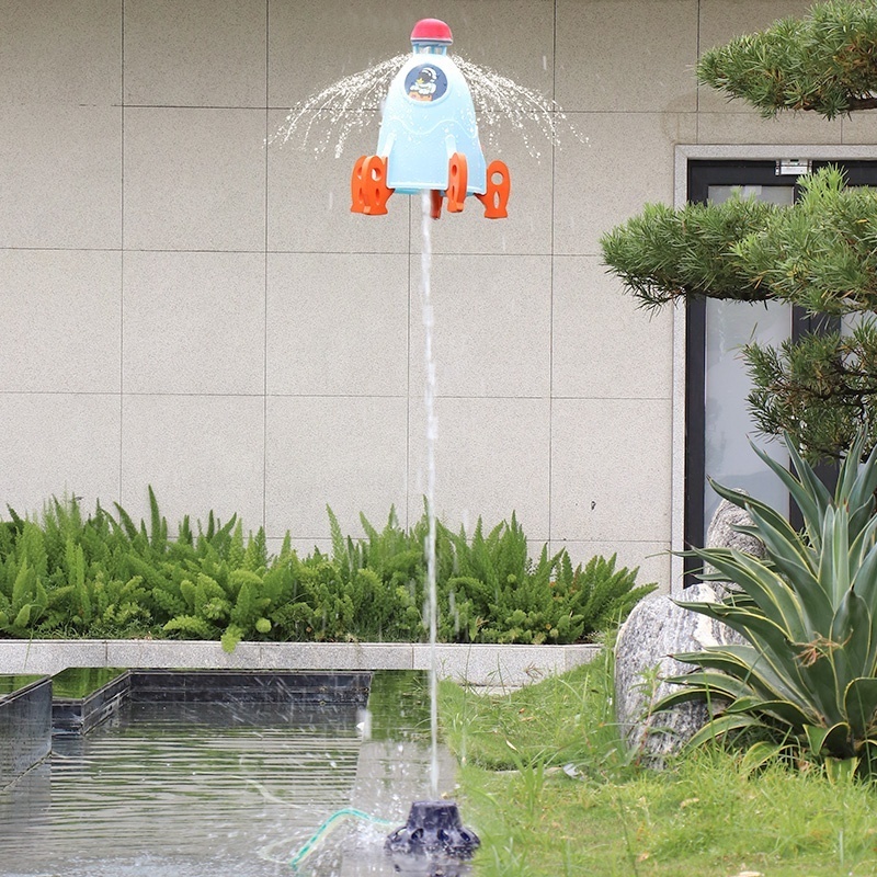 Hot sale Outdoor Water Toys for kids Summer Backyard Garden Splash Play space rocket launcher water Sprinkler