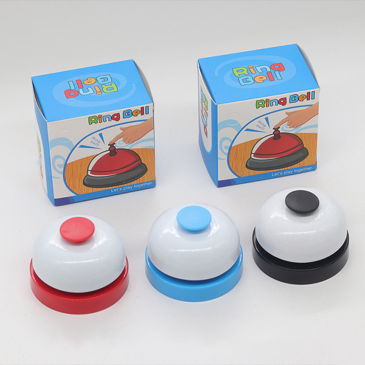 Table Games Bar bell Hand Press Children' Games Toys Dinner Call Bell Hotel Restaurant Bar Ring Service Bell