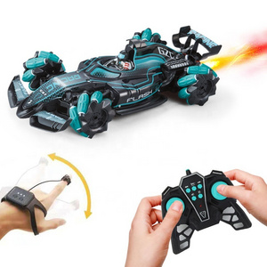 360 Degree Drifting RC Vehicle 2.4Ghz Battery Operated Remote Control Spray Racing Car with Light and Sound