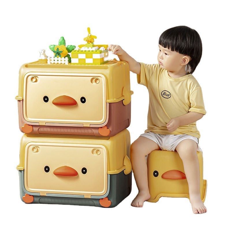 Hot selling cute and colorful toy clothing storage box