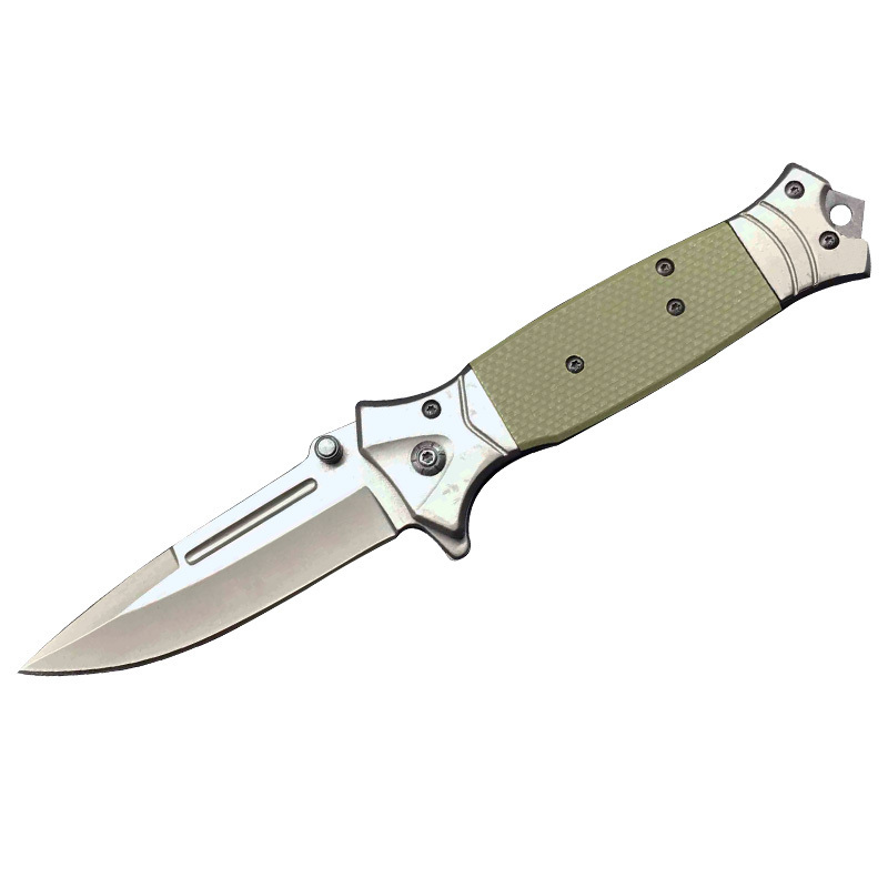 FA38 hot sells Stainless hunting folding pocket knife with Steel head steel tail handle