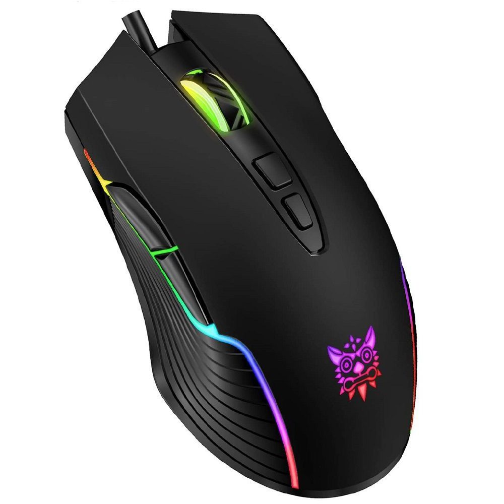 ONIKUMA CW905 Gaming Mouse ergonomic Machinery Game Light 6400 DPI Optical USB Wired Computer Mouse Game Mice