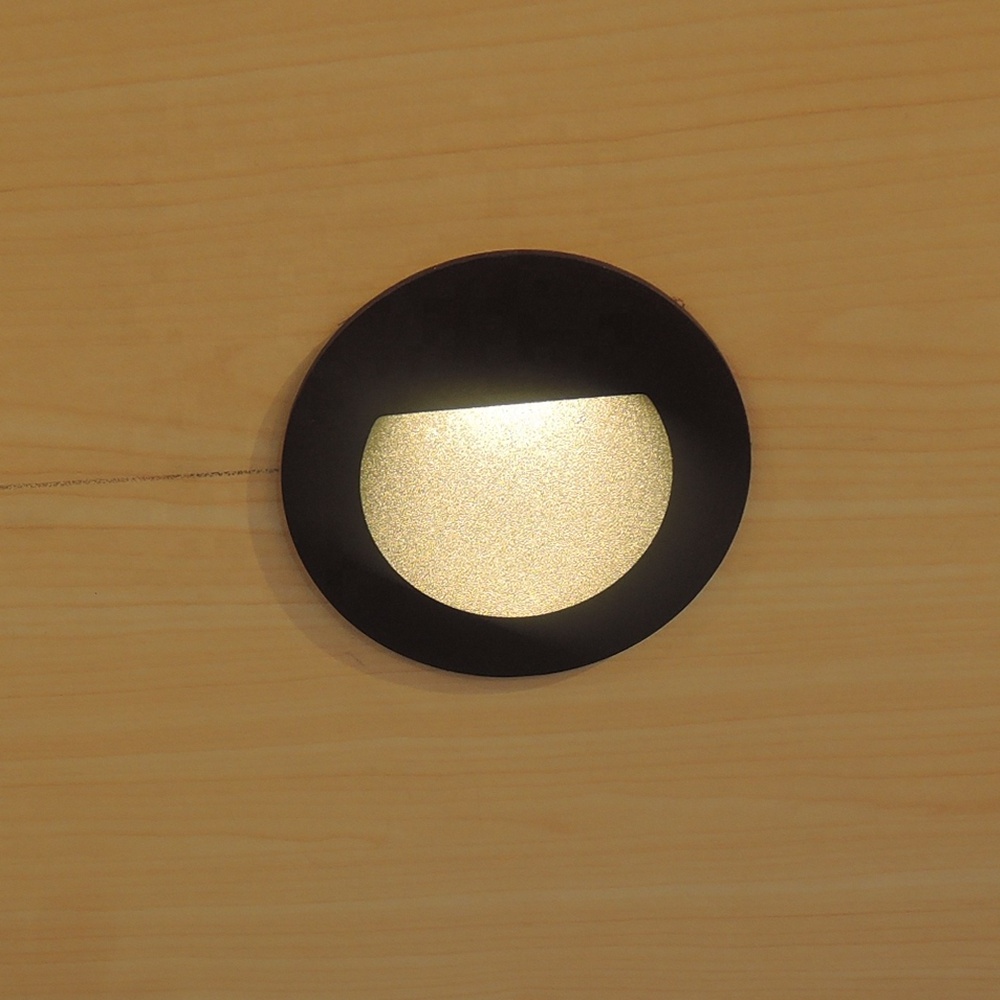 220V 240V 5W outdoor wall light wall recessed led round stair step light