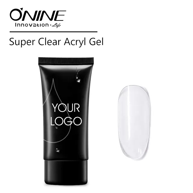 Quick Extension Gel White Clear Acrylic UV Soak Off Crystal Jelly Finger Hard Gel Tips