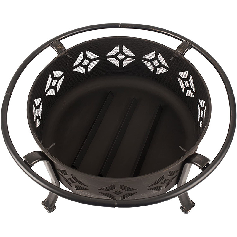 Oniya Indoor Pleasant Hearth Sunderland Deep Round Bowl Outdoor Fire Pit For Garden Decoration