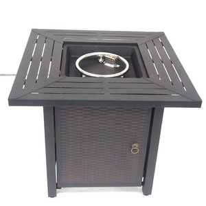 Oniya Propane Outdoor 40000BTU Table Metal Fireplace Backyard 28in  Gas Fire Pit Table