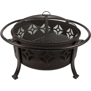 Oniya Indoor Pleasant Hearth Sunderland Deep Round Bowl Outdoor Fire Pit For Garden Decoration