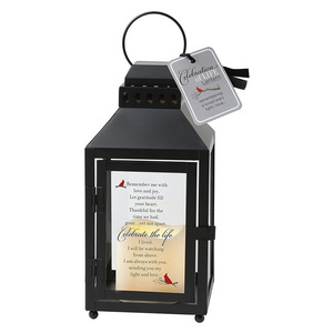 Oniya Flickering LED Celebration of Life Memorial Candle Lantern for Thoughtful Bereavement/Sympathy Gift