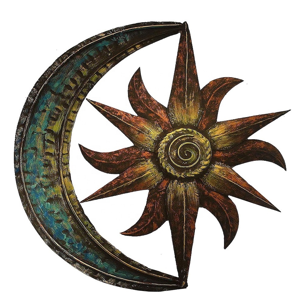 Oniya Metal Sun Wall Art  Moon Wall Decor 12