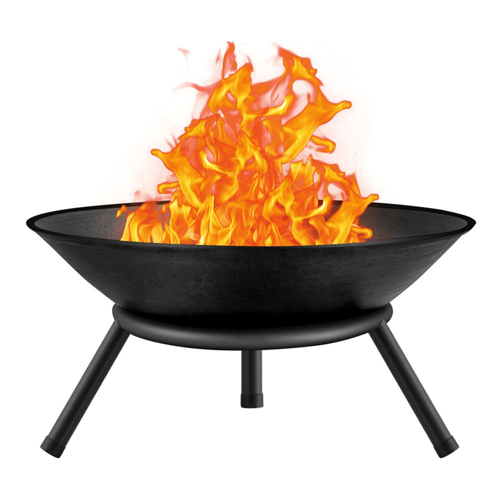 Oniya 22.6in Fire Pits Wood Burning Outdoor Garden Large Round Cast Iron Fire bowl Fireplace Heater For Camping Patio Backyard