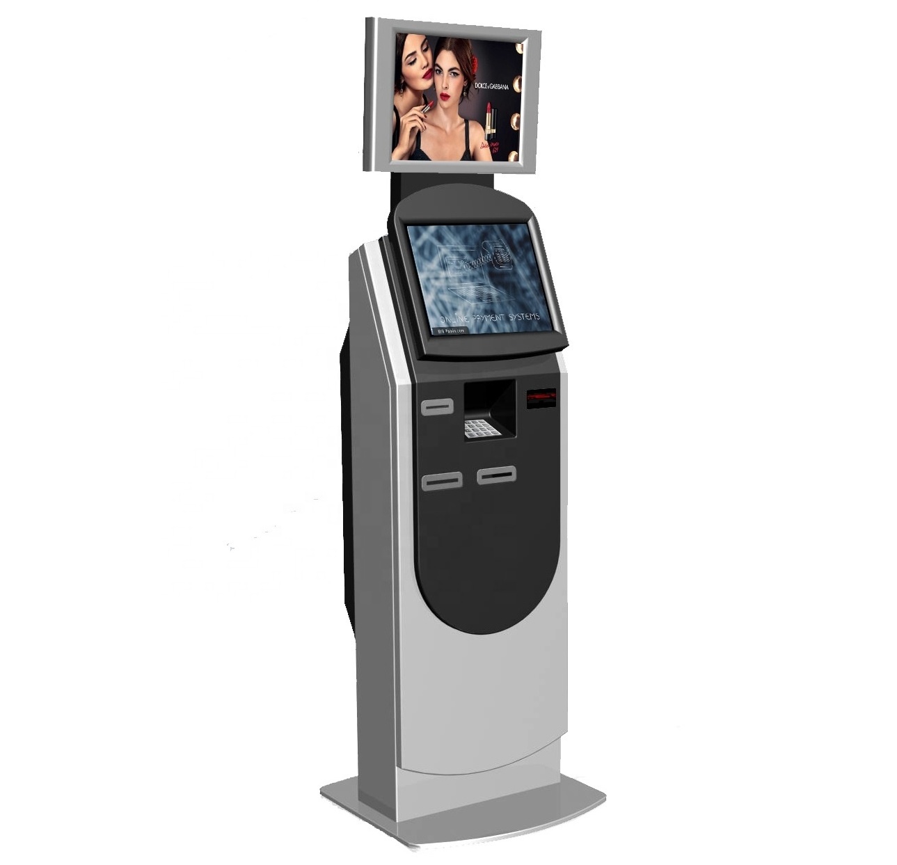 Kiosk Manufacturer Dual-Screen Self-Service SIM Card Dispenser Kiosk Card Dispensing Machine