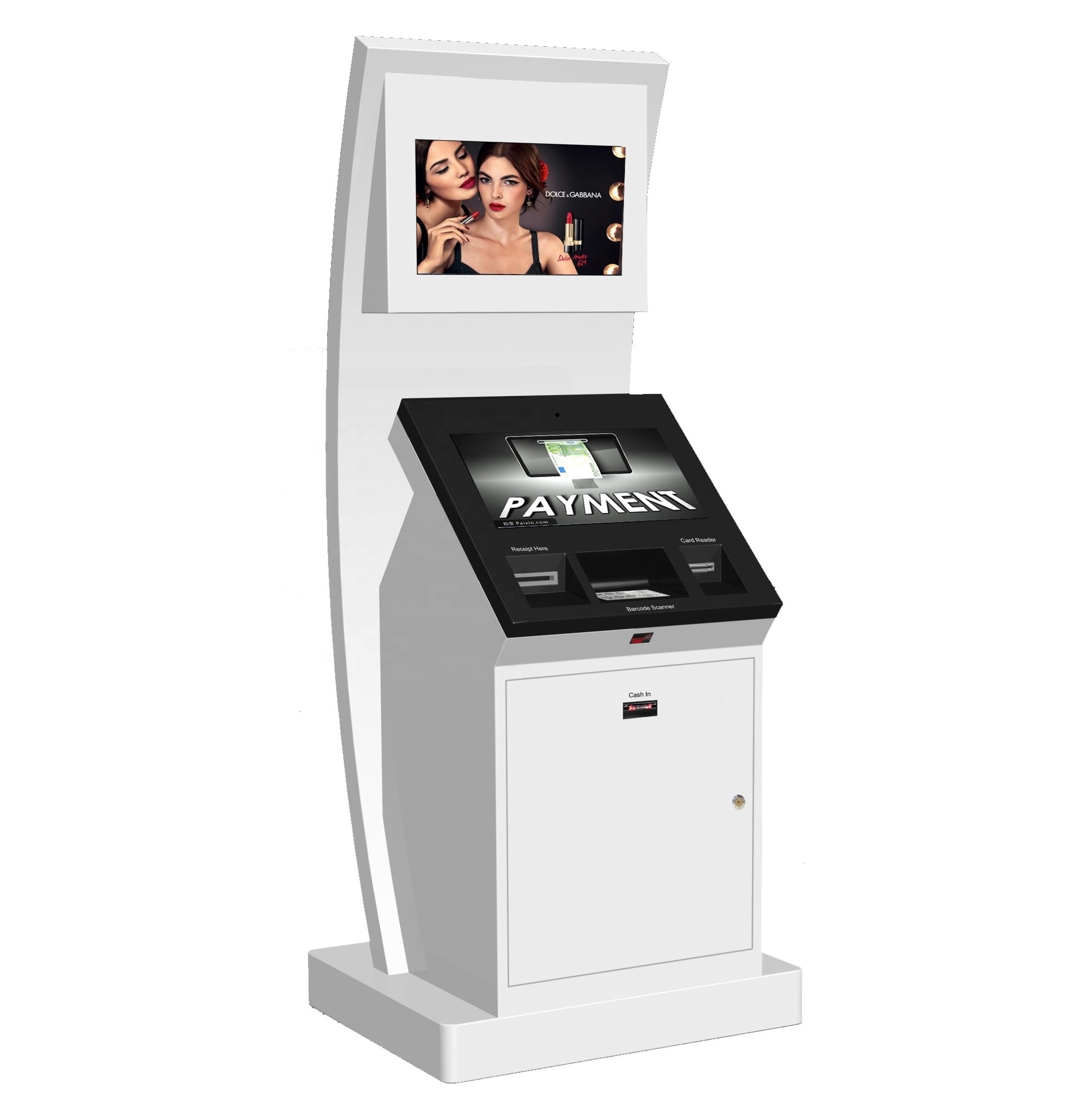 Kiosk Manufacturer Banking Cash Withdraw Kiosk Cash Deposit Kiosk Cash Deposit Machine with Check Scanner and Banknote Dispenser