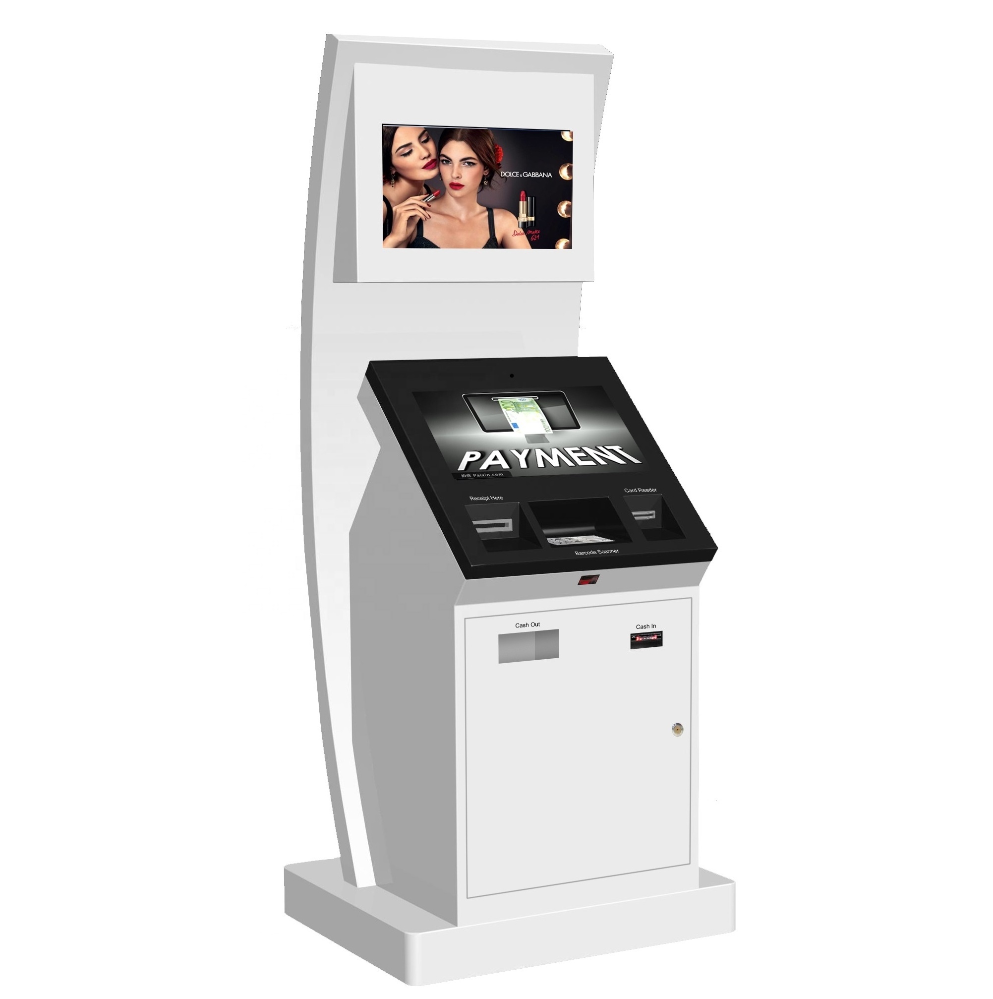 Kiosk Manufacturer Banking Cash Withdraw Kiosk Cash Deposit Kiosk Cash Deposit Machine with Check Scanner and Banknote Dispenser