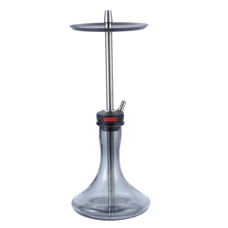 Factory Accessories Shisha Hookah Stainless Steel Sheesha Luxury Large Narguile Table Shisha Hookah Glass Bowl gravity hookah