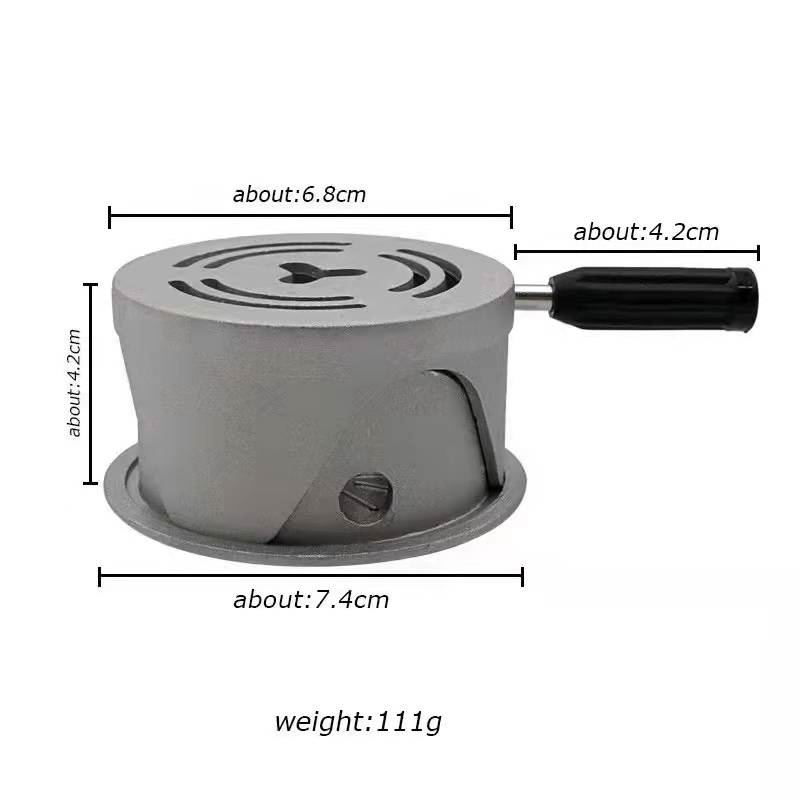 New Design Shisha Heat Management System HMD Hookah Smoking Charcoal Holder with Cover Hookah Heat Management Device with Cover