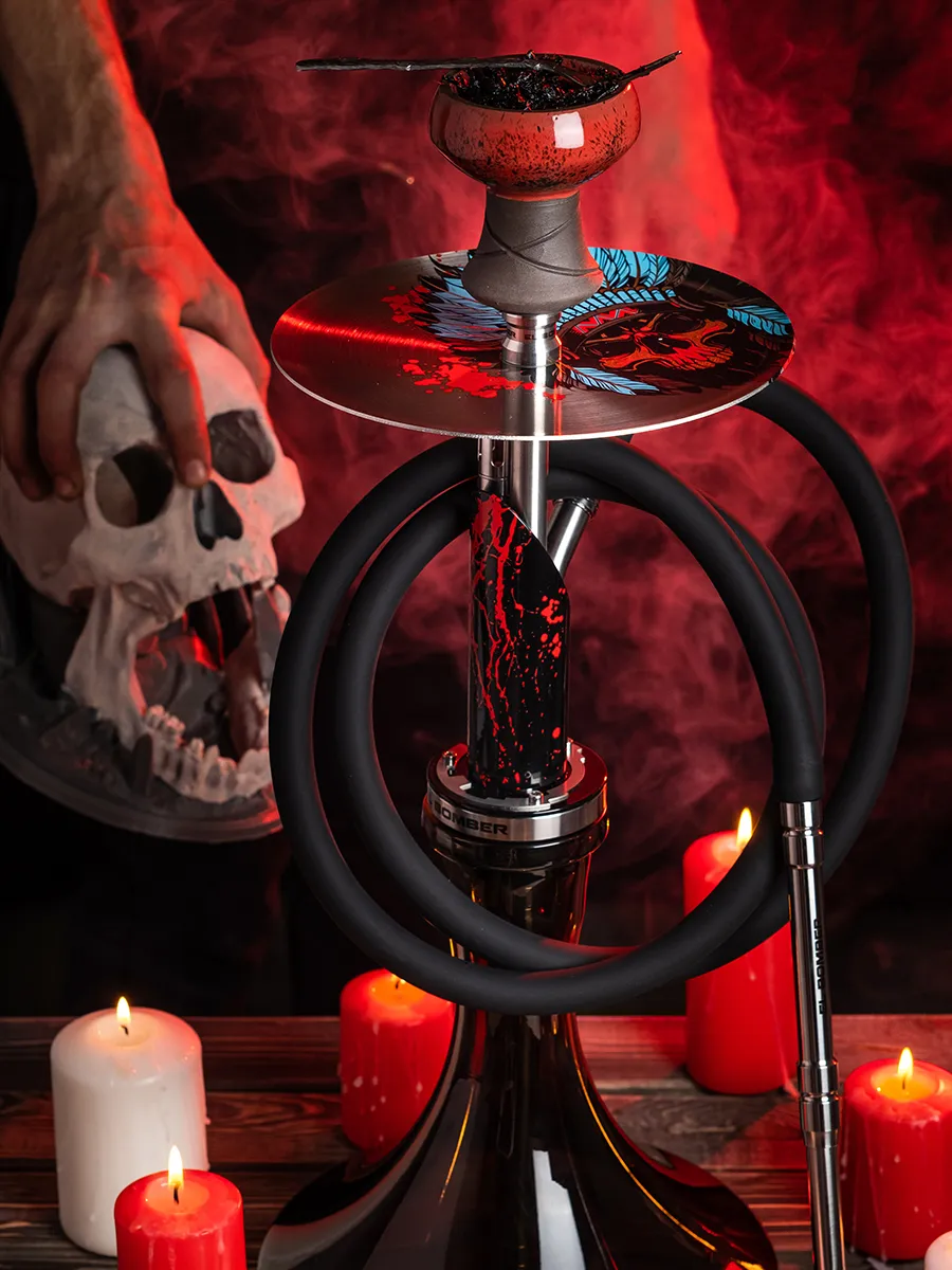 Qalyan EL BOMBER MID-NIGHT HOOKAH Luxury Russian Shisha Hookah Nippon Shisha Set