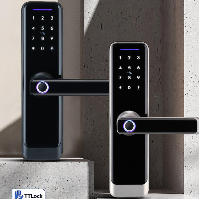 Intelligent Fingerprint Locks Finger Touch Screen Electronic Handle Home Locker Apartment Smart Door TT Lock