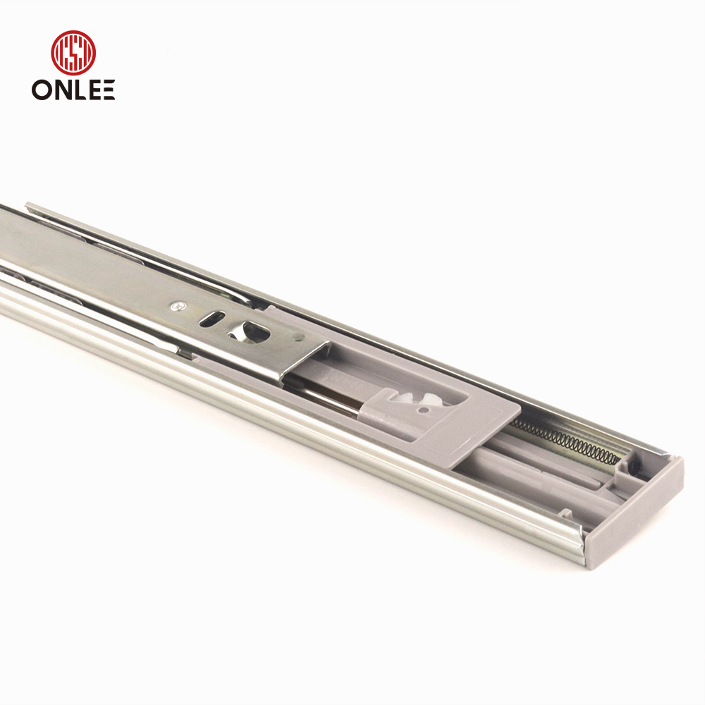 Manufacturing Soft Close Telescopic Slide Push Open Full Extension Channel Rails Ball Bearing Cabinet Drawer Slides