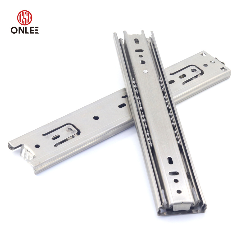 High Quality Furniture Hardware Ball Bearing Full Extension Smooth Sliding Heavy Duty Drawer Slides