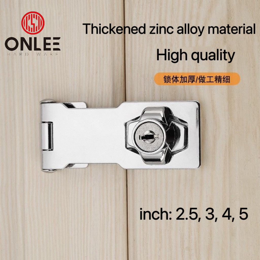 Wholesale products 2.5/3/4/5 inches door lock catch bolt clasp/latch safety lock