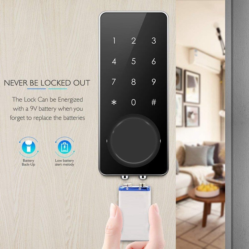 Smart Deadbolt Classic simply easy  smart door lock with TT Lock  app tuya