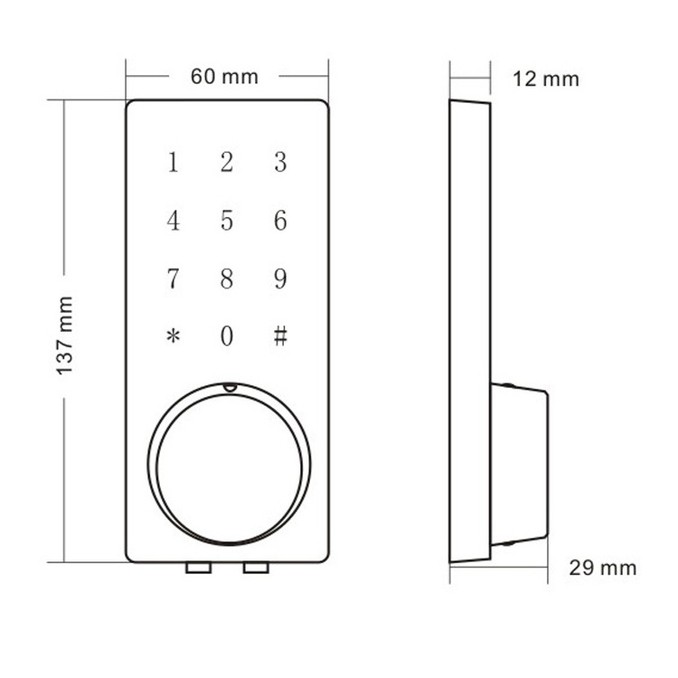 Smart Deadbolt Classic simply easy  smart door lock with TT Lock  app tuya