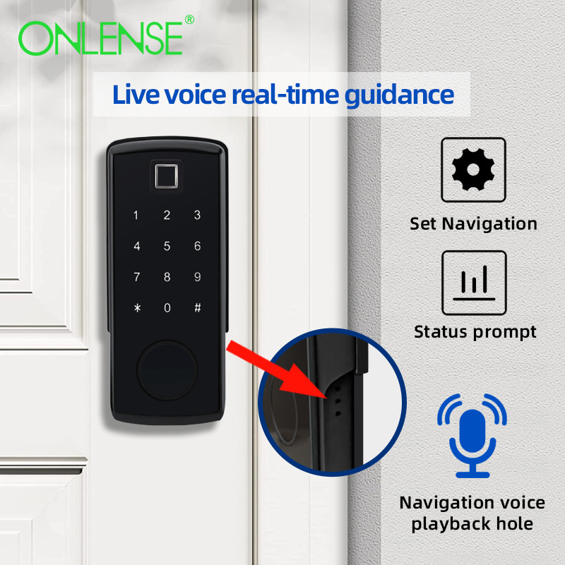 ONLENSE Security Electronic locks Cerraduras Inteligentes Wifi Door Lock Digital Waterproof Smart Deadbolt Lock