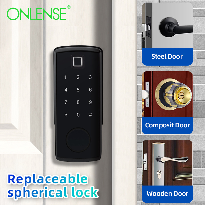 ONLENSE Security Electronic locks Cerraduras Inteligentes Wifi Door Lock Digital Waterproof Smart Deadbolt Lock