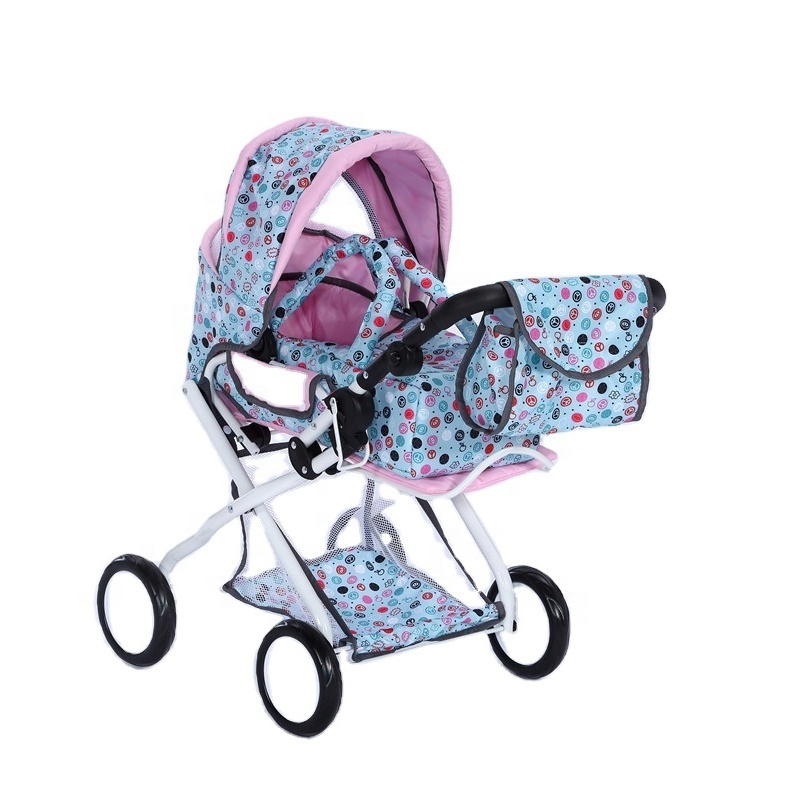 stroller Amazon hot selling stroller toys TOP 10 model dolls pram for girls fits doll 10-15'' baby doll buggy