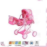 stroller Amazon hot selling stroller toys TOP 10 model dolls pram for girls fits doll 10-15'' baby doll buggy